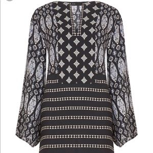 BCBGMAXAZRIA Amilia Kimono Dress Sz L